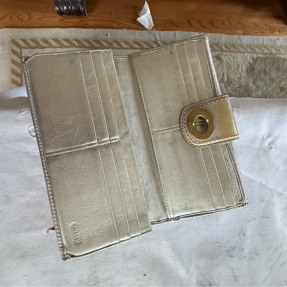 COACH vintage ladies wallet preowned pre-loved - Picture 9 of 14